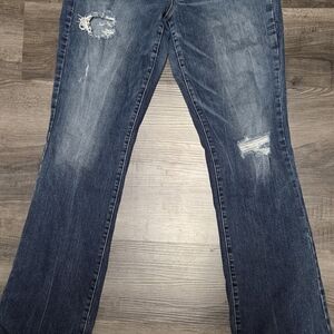 Distressed Blue Women's Jeans *make A Offer*